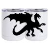 10 oz. White Stainless Steel Short Tumbler Thumbnail