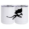 10 oz. White Stainless Steel Short Tumbler Thumbnail
