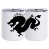 10 oz. White Stainless Steel Short Tumbler Thumbnail