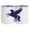 10 oz. White Stainless Steel Short Tumbler Thumbnail