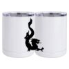 10 oz. White Stainless Steel Short Tumbler Thumbnail
