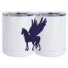 10 oz. White Stainless Steel Short Tumbler Thumbnail