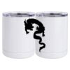 10 oz. White Stainless Steel Short Tumbler Thumbnail