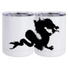 10 oz. White Stainless Steel Short Tumbler Thumbnail