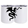 10 oz. White Stainless Steel Short Tumbler Thumbnail