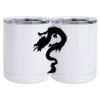 10 oz. White Stainless Steel Short Tumbler Thumbnail