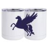 10 oz. White Stainless Steel Short Tumbler Thumbnail