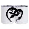 10 oz. White Stainless Steel Short Tumbler Thumbnail