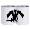 10 oz. White Stainless Steel Short Tumbler Thumbnail