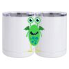 10 oz. White Stainless Steel Short Tumbler Thumbnail