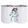 10 oz. White Stainless Steel Short Tumbler Thumbnail