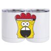 10 oz. White Stainless Steel Short Tumbler Thumbnail