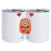 10 oz. White Stainless Steel Short Tumbler Thumbnail