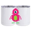10 oz. White Stainless Steel Short Tumbler Thumbnail