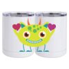 10 oz. White Stainless Steel Short Tumbler Thumbnail