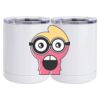 10 oz. White Stainless Steel Short Tumbler Thumbnail