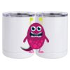 10 oz. White Stainless Steel Short Tumbler Thumbnail