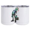 10 oz. White Stainless Steel Short Tumbler Thumbnail