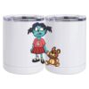 10 oz. White Stainless Steel Short Tumbler Thumbnail