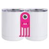 10 oz. White Stainless Steel Short Tumbler Thumbnail