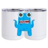 10 oz. White Stainless Steel Short Tumbler Thumbnail