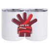 10 oz. White Stainless Steel Short Tumbler Thumbnail