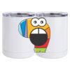 10 oz. White Stainless Steel Short Tumbler Thumbnail