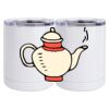 10 oz. White Stainless Steel Short Tumbler Thumbnail
