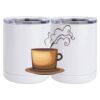 10 oz. White Stainless Steel Short Tumbler Thumbnail