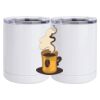 10 oz. White Stainless Steel Short Tumbler Thumbnail