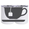 10 oz. White Stainless Steel Short Tumbler Thumbnail