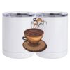 10 oz. White Stainless Steel Short Tumbler Thumbnail