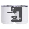 10 oz. White Stainless Steel Short Tumbler Thumbnail