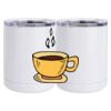 10 oz. White Stainless Steel Short Tumbler Thumbnail