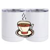 10 oz. White Stainless Steel Short Tumbler Thumbnail