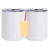 10 oz. White Stainless Steel Short Tumbler Thumbnail