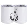 10 oz. White Stainless Steel Short Tumbler Thumbnail