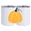 10 oz. White Stainless Steel Short Tumbler Thumbnail