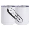 10 oz. White Stainless Steel Short Tumbler Thumbnail