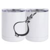 10 oz. White Stainless Steel Short Tumbler Thumbnail
