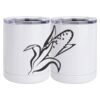 10 oz. White Stainless Steel Short Tumbler Thumbnail
