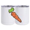10 oz. White Stainless Steel Short Tumbler Thumbnail
