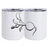 10 oz. White Stainless Steel Short Tumbler Thumbnail