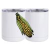 10 oz. White Stainless Steel Short Tumbler Thumbnail