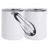 10 oz. White Stainless Steel Short Tumbler Thumbnail