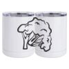 10 oz. White Stainless Steel Short Tumbler Thumbnail