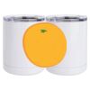 10 oz. White Stainless Steel Short Tumbler Thumbnail