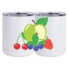 10 oz. White Stainless Steel Short Tumbler Thumbnail