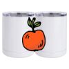 10 oz. White Stainless Steel Short Tumbler Thumbnail