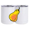 10 oz. White Stainless Steel Short Tumbler Thumbnail